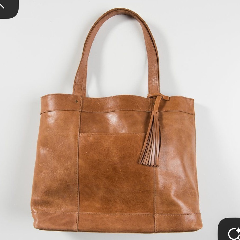 Magnolia Leather Diaper Bag